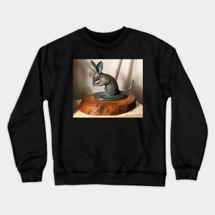 Bilby - sculpture by Avril Thomas - South Australian Artist Crewneck Sweatshirt